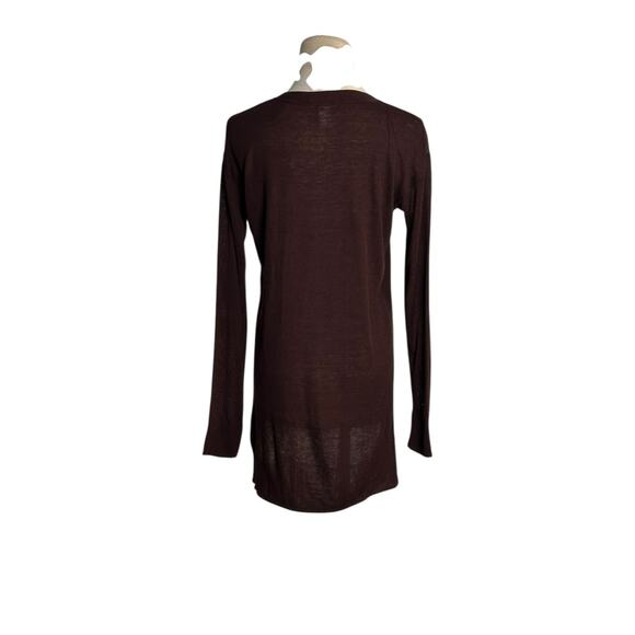 H&M brown long sleeves hi low sweater size XS - Picture 12 of 13